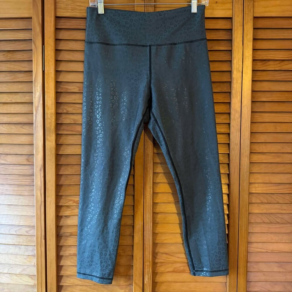 ZYIA | Grey Leopard Light N Tight Leggings 8-10